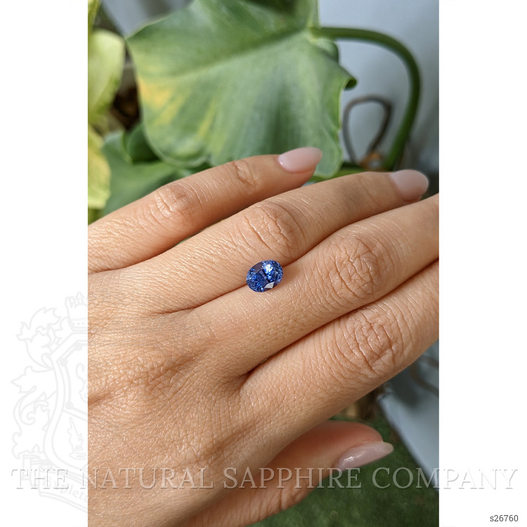 2.22 Ct. Blue Sapphire from Ceylon (Sri Lanka)