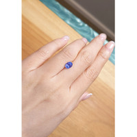 1.43 Ct. Blue Sapphire from Ceylon (Sri Lanka) Life Style