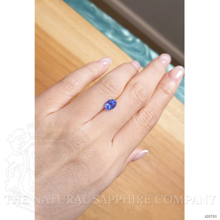 1.43 Ct. Blue Sapphire from Ceylon (Sri Lanka)