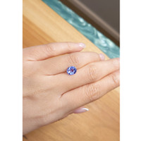 2.05 Ct. Blue Sapphire from Ceylon (Sri Lanka) Life Style