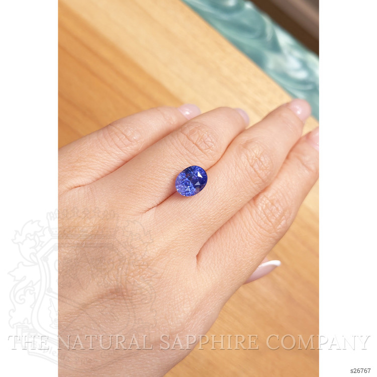 4.15 Ct. Blue Sapphire from Ceylon (Sri Lanka)