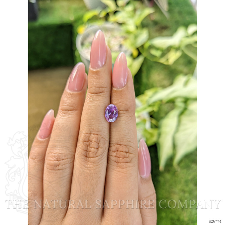 2.03 Ct. Pinkish Purple Sapphire from Ceylon (Sri Lanka)