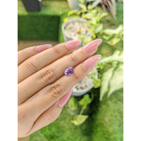 2.03 Ct. Pinkish Purple Sapphire from Ceylon (Sri Lanka) Life Style