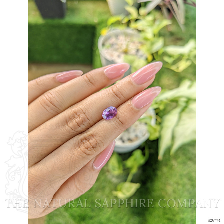 2.03 Ct. Pinkish Purple Sapphire from Ceylon (Sri Lanka)