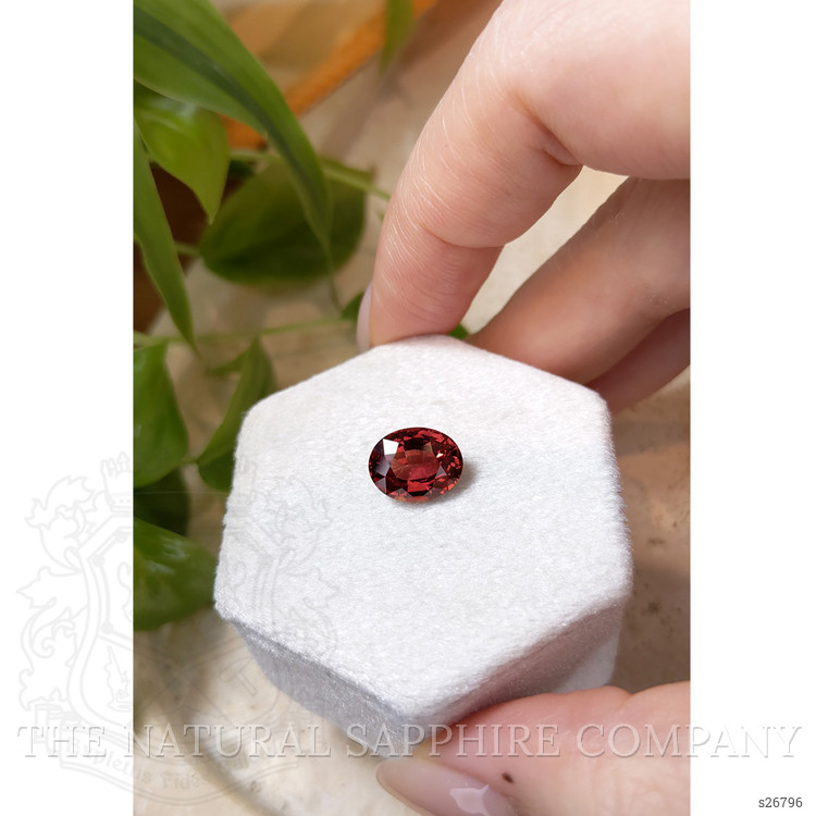 4.08 Ct. Reddish Orange Sapphire from Madagascar