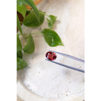 4.08 Ct. Reddish Orange Sapphire from Madagascar Life Style