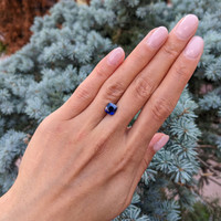 2.62 Ct. Blue Sapphire from Ceylon (Sri Lanka) Life Style