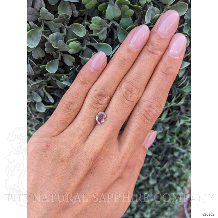 1.44 Ct. Pinkish Brown Sapphire from Ceylon (Sri Lanka)