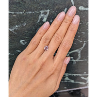 1.44 Ct. Pinkish Brown Sapphire from Ceylon (Sri Lanka) Life Style