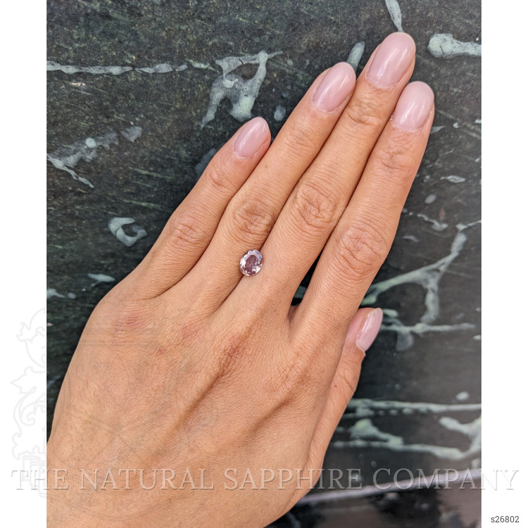 1.44 Ct. Pinkish Brown Sapphire from Ceylon (Sri Lanka)