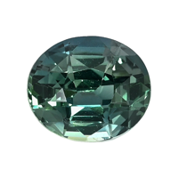 1.40 Ct. Bluish Green Sapphire from Madagascar Video