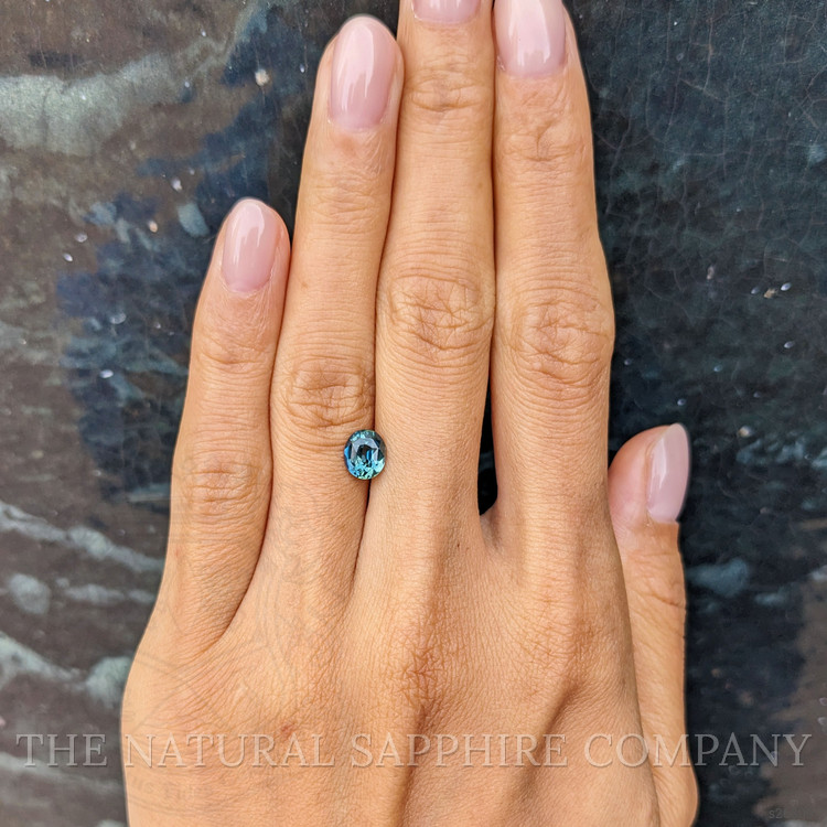 1.40 Ct. Bluish Green Sapphire from Madagascar