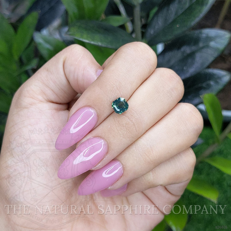 1.50 Ct. Bluish Green Sapphire from Africa