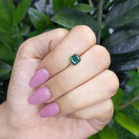 1.75 Ct. Bluish Green Sapphire from Africa Life Style