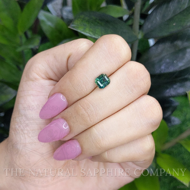 1.75 Ct. Bluish Green Sapphire from Africa