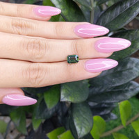 1.74 Ct. Green Sapphire from Africa Life Style