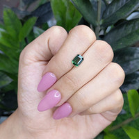 1.74 Ct. Green Sapphire from Africa Life Style