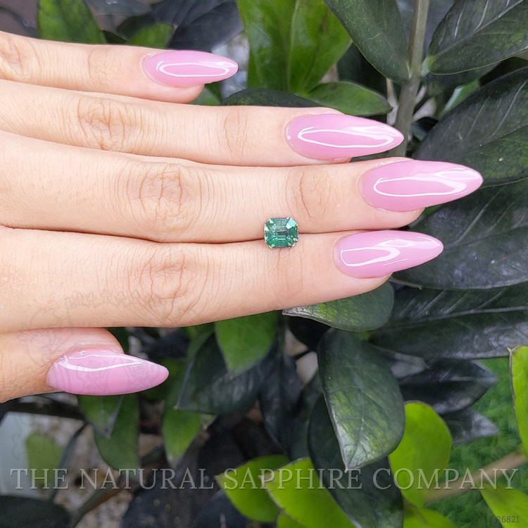 1.64 Ct. Bluish Green Sapphire from Africa