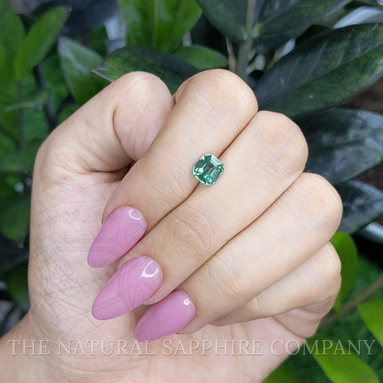 1.64 Ct. Bluish Green Sapphire from Africa