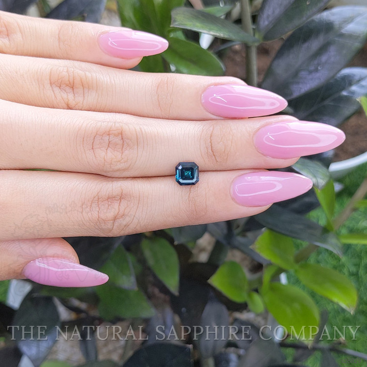 1.76 Ct. Greenish Blue Sapphire from Madagascar