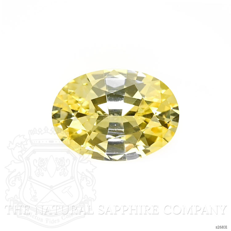 0.89 Ct. Yellow Sapphire from Ceylon (Sri Lanka)