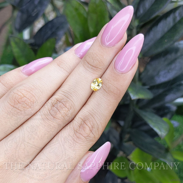 0.89 Ct. Yellow Sapphire from Ceylon (Sri Lanka)