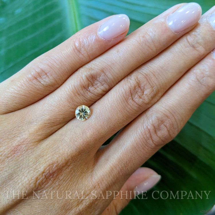 0.90 Ct. Yellow Sapphire from Ceylon (Sri Lanka)