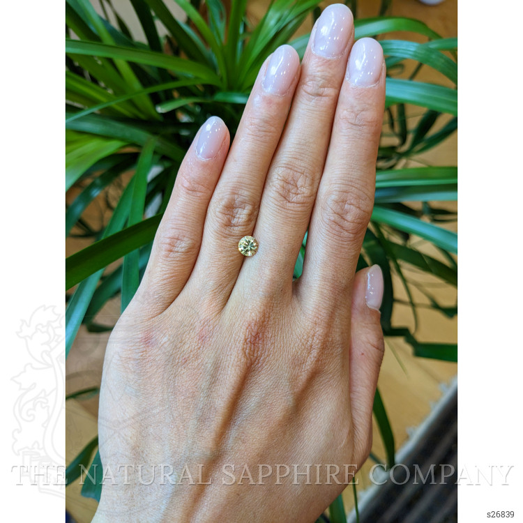 0.90 Ct. Yellow Sapphire from Ceylon (Sri Lanka)