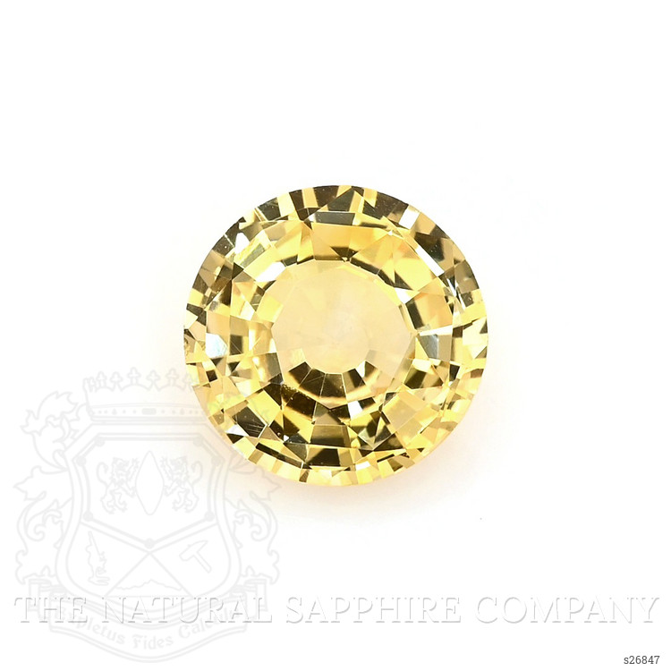 2.30 Ct. Orangish Yellow Sapphire from Ceylon (Sri Lanka)