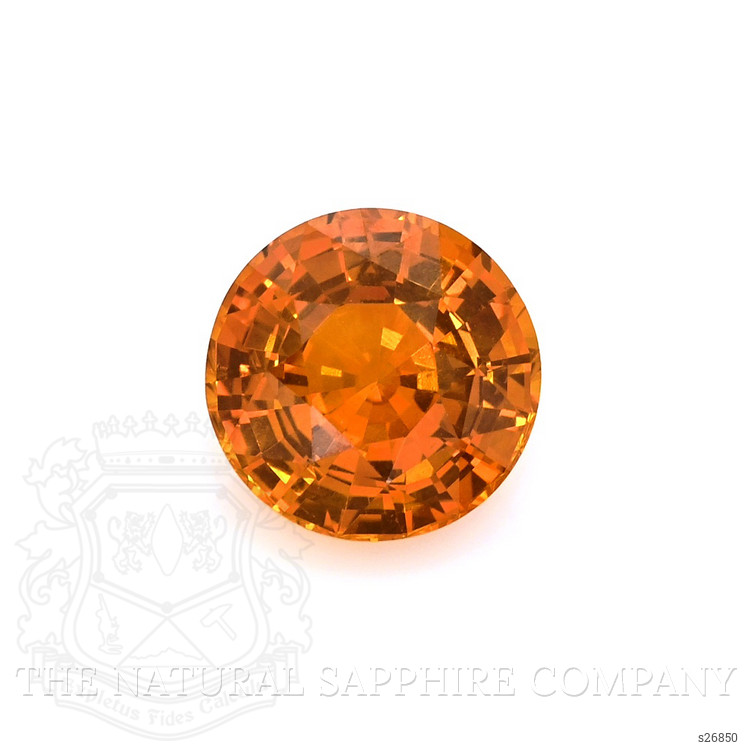 3.38 Ct. Orange Sapphire from Ceylon (Sri Lanka)