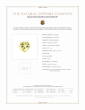 1.63 Ct. Yellow Sapphire from Ceylon (Sri Lanka) Scan Report