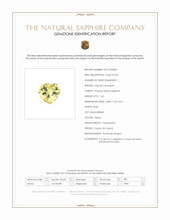 1.63 Ct. Yellow Sapphire from Ceylon (Sri Lanka) Scan Report