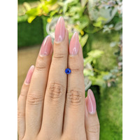0.48 Ct. Blue Sapphire from Ceylon (Sri Lanka) Life Style