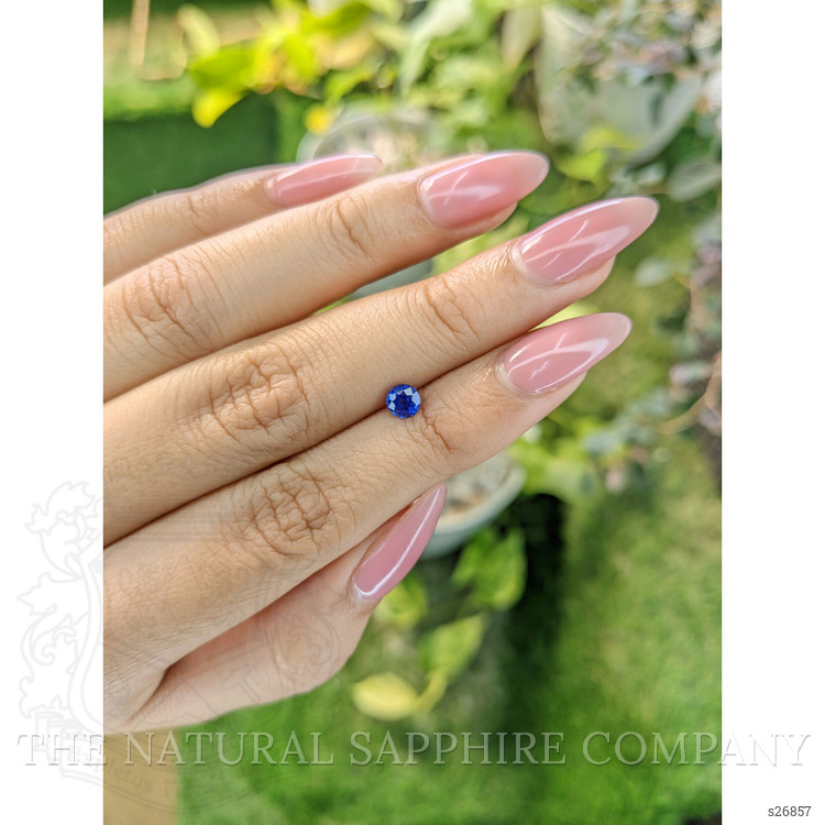 0.48 Ct. Blue Sapphire from Ceylon (Sri Lanka)