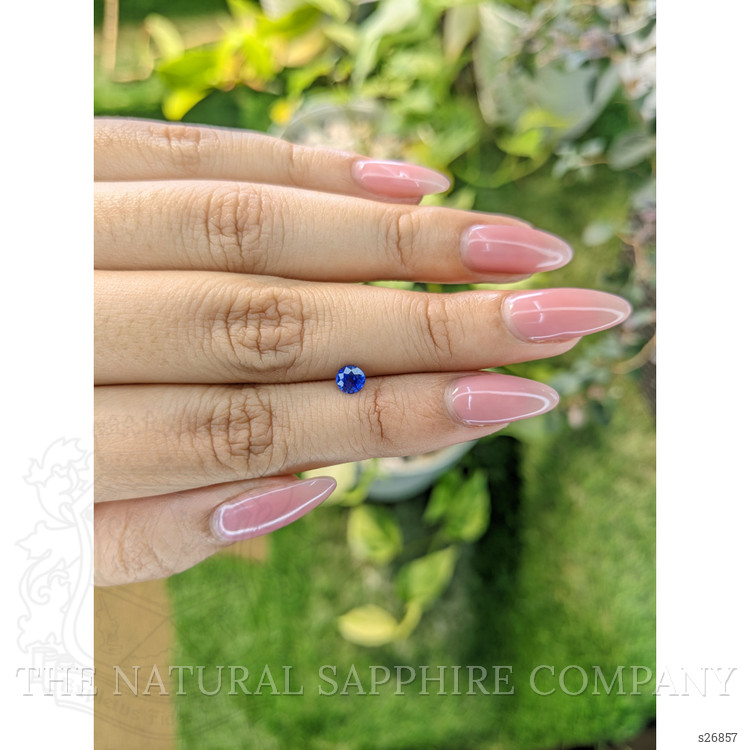 0.48 Ct. Blue Sapphire from Ceylon (Sri Lanka)