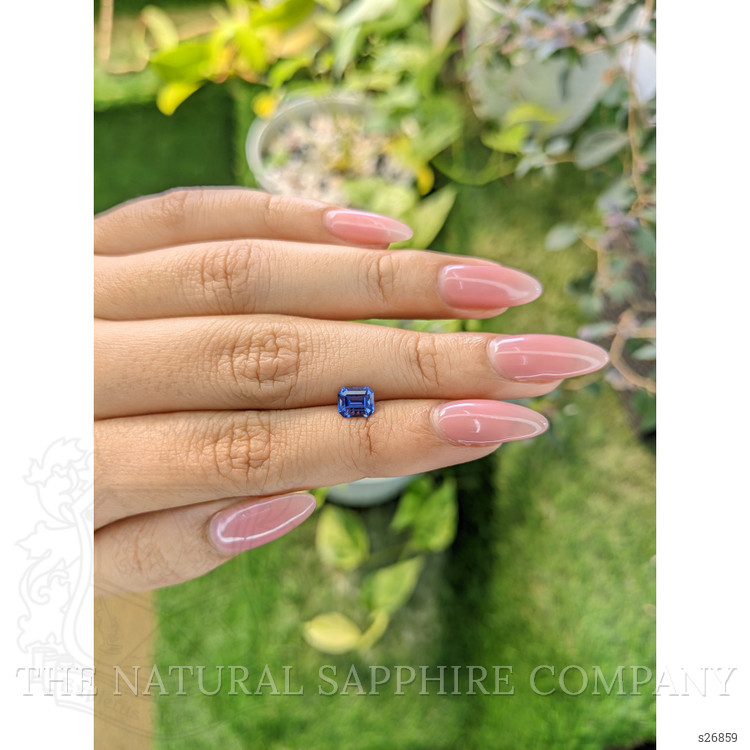 1.01 Ct. Blue Sapphire from Ceylon (Sri Lanka)