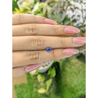 0.77 Ct. Blue Sapphire from Ceylon (Sri Lanka) Life Style