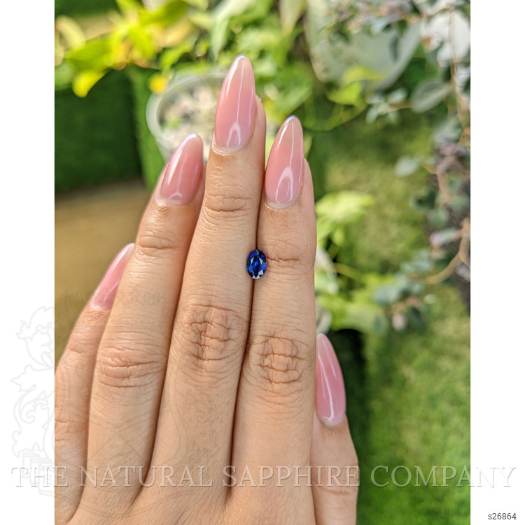 0.60 Ct. Blue Sapphire from Ceylon (Sri Lanka)