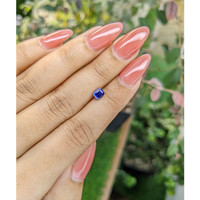 0.68 Ct. Blue Sapphire from Ceylon (Sri Lanka) Life Style