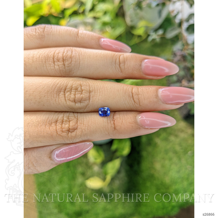 0.70 Ct. Blue Sapphire from Ceylon (Sri Lanka)