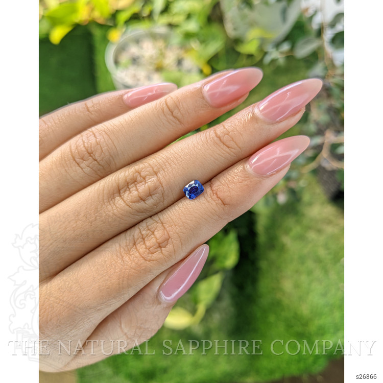 0.70 Ct. Blue Sapphire from Ceylon (Sri Lanka)
