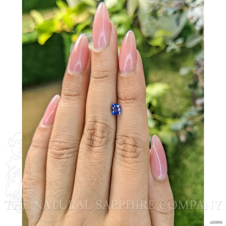 0.70 Ct. Blue Sapphire from Ceylon (Sri Lanka)