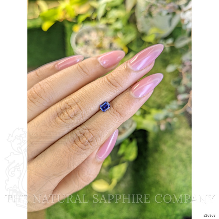 0.51 Ct. Purplish Blue Sapphire from Ceylon (Sri Lanka)