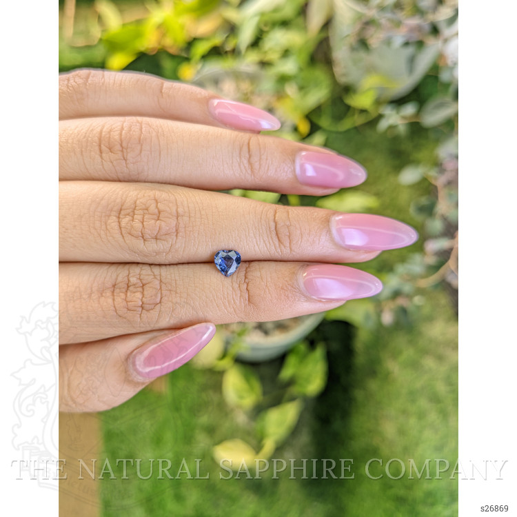 0.62 Ct. Blue Sapphire from Ceylon (Sri Lanka)
