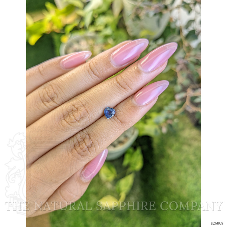 0.62 Ct. Blue Sapphire from Ceylon (Sri Lanka)