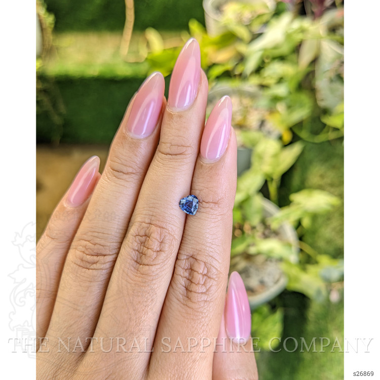 0.62 Ct. Blue Sapphire from Ceylon (Sri Lanka)