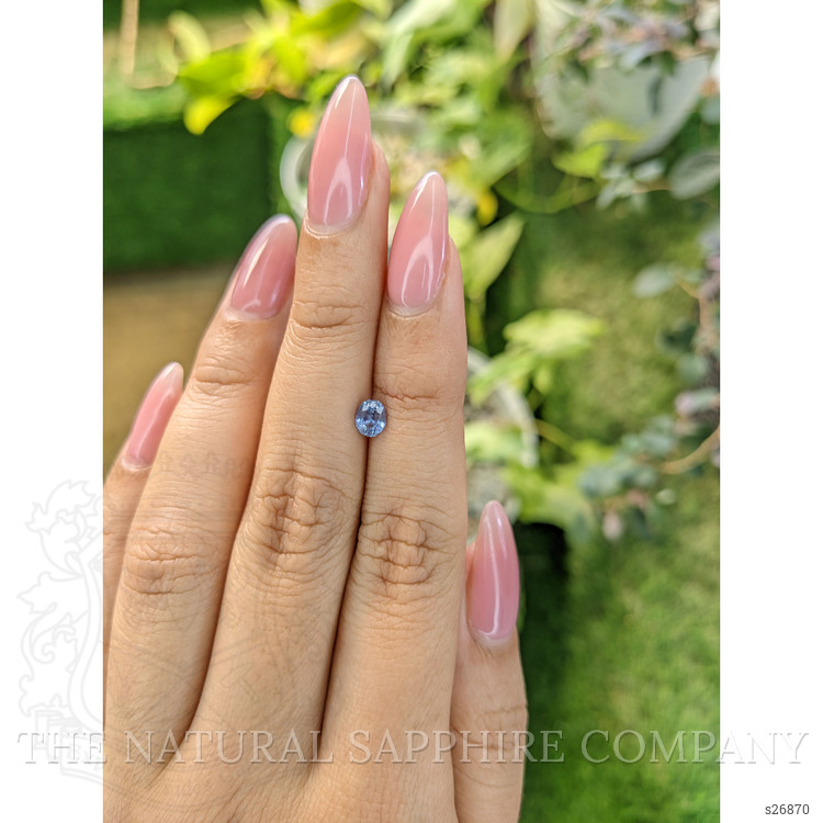 0.61 Ct. Blue Sapphire from Ceylon (Sri Lanka)