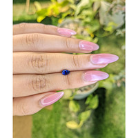 0.65 Ct. Blue Sapphire from Ceylon (Sri Lanka) Life Style