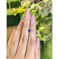 0.65 Ct. Blue Sapphire from Ceylon (Sri Lanka) Life Style