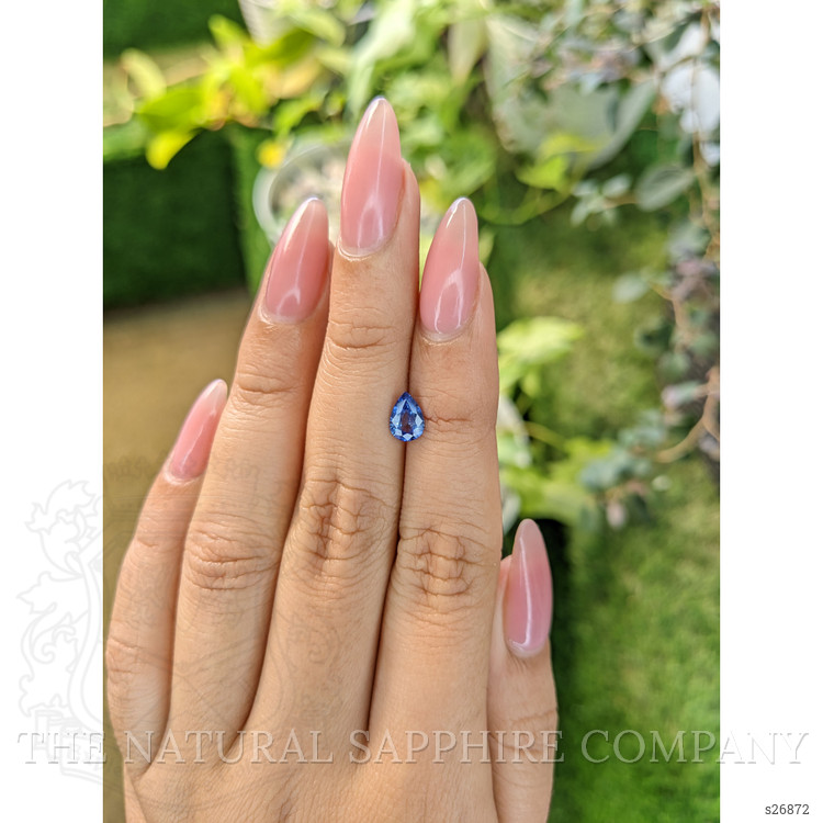 0.76 Ct. Blue Sapphire from Ceylon (Sri Lanka)